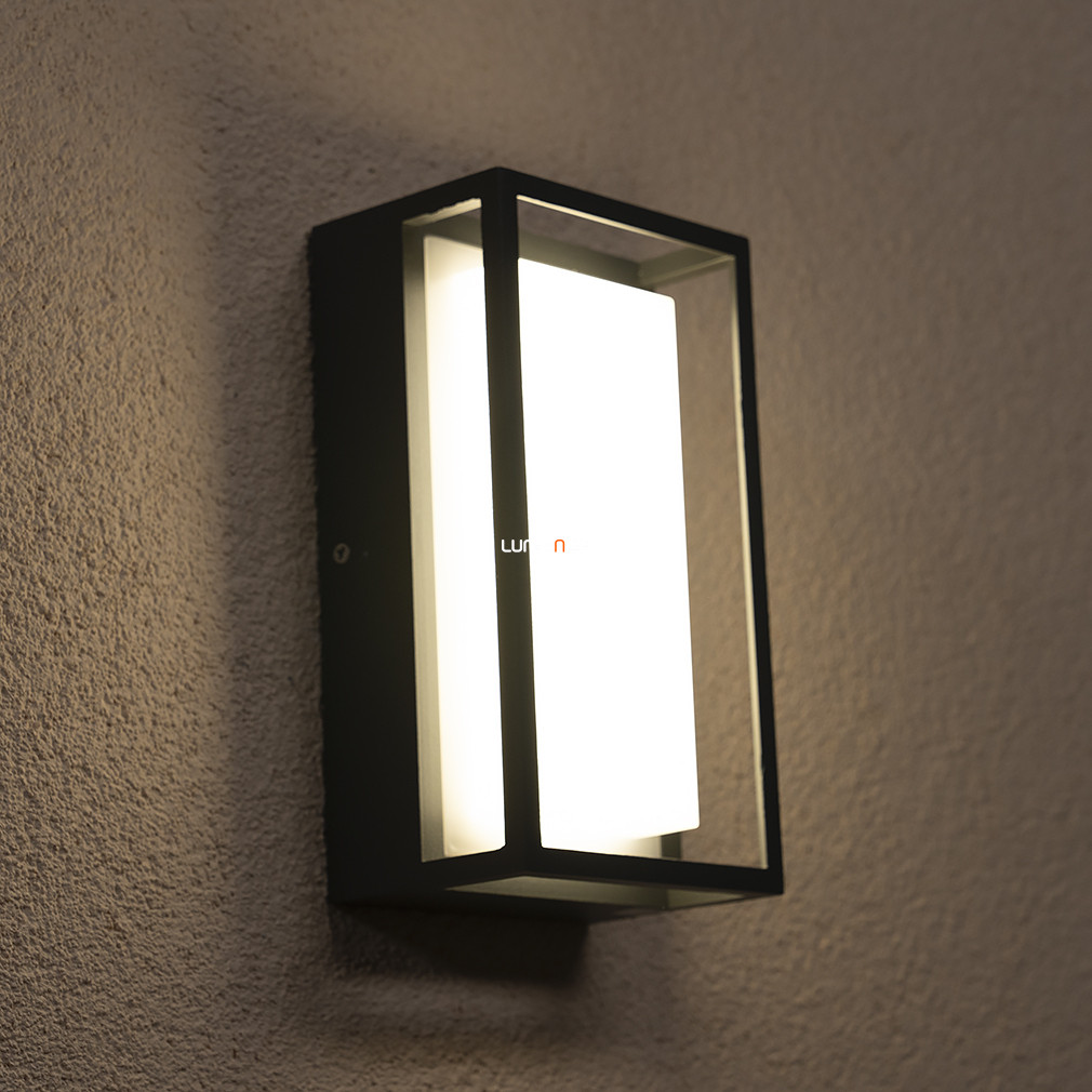 Kültéri keretes fali LED lámpa, 13 cm (Mendoza)