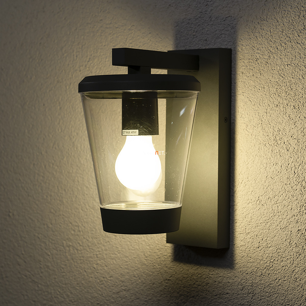 Kültéri fali lámpa antracit színben, 28 cm (Savano)