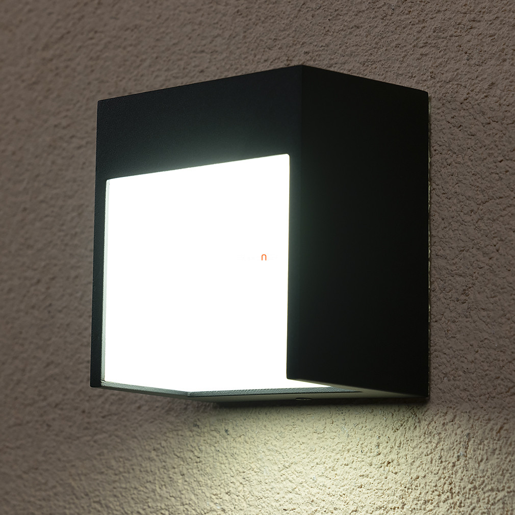 Kültéri fali LED lámpa matt fekete színben (Balimo)