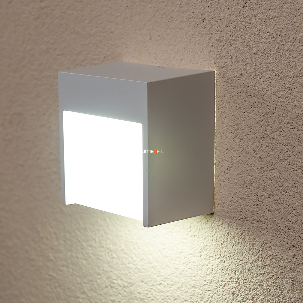 Kültéri fali LED lámpa, matt fehér (Balimo)