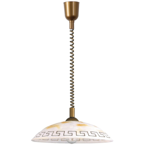   Függesztett lámpa görög mintás, állítható magassággal - Etrusco Rábalux 7640