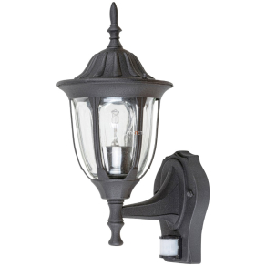   Mozgásérzékelős kültéri falikar, fekete - Milano Rábalux 7837