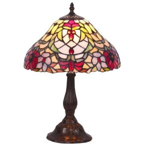   Tiffany asztali lámpa, 46 cm - Mirella Rábalux 8090, 1xE27 foglalattal