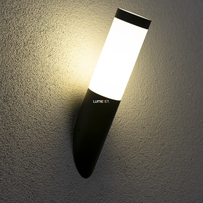   Kültéri fali lámpa döntött kivitelben - Black Rábalux 8145