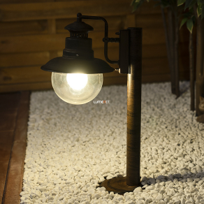   Rusztikus kültéri állólámpa, antikolt barna - Odessa Rábalux 8165