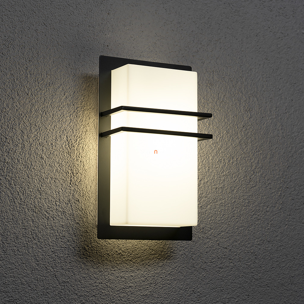 Modern kültéri fali lámpa fekete színben (Seattle)