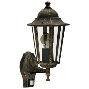   Mozgásérzékelős kültéri falikar, antikolt bronz - Velence Rábalux 8218