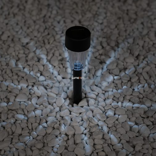 Napelemes földbe szúrható LED lámpa, 30 cm (Solar)