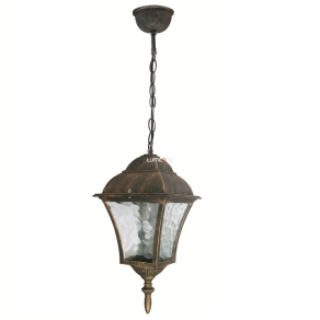   Kültéri függesztett lámpa, antikolt arany színben - Toscana Rábalux 8394