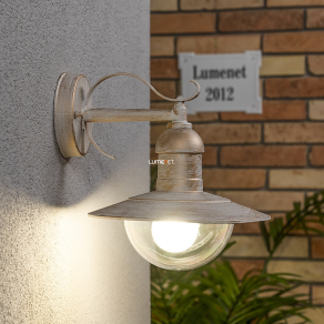   Vintage kültéri fali lámpa antikolt arany színben - Oslo Rábalux 8681