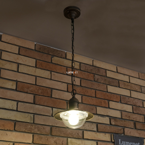   Kültéri antikolt arany hatású függesztett lámpa - Oslo Rábalux 8737