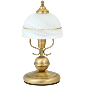   Antik asztali lámpa bronz színben, 32 cm - Flossi Rábalux 8812, 1xE14 foglalattal