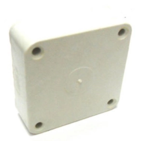   Budvill T31001 GT1, fehér, IP20 védettségű műanyag szerelő- és kötőtábla, 115x115x45 mm