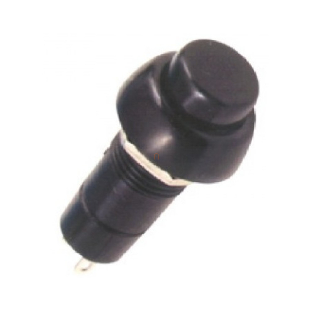 Nyomógomb /kerek/   fekete    SP 10/BK