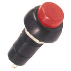 Nyomógomb /kerek/   piros     SP 10/RD