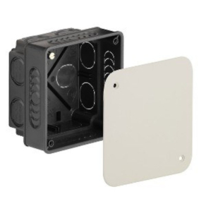 Műanyag doboz    87x87mm fedéllel, 1094-31 Kaiser