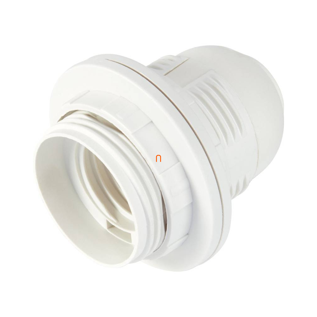 Foglalat E27 60W 2 gyűrűvel fehér 321214