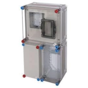   Hensel Basic HB1000FFD fogyasztásmérő szekrény, 1 fázisú mérő számára, földkábeles csatlakozásra 300x600x185mm