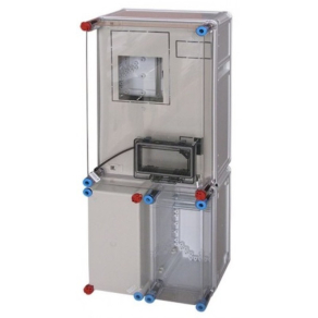   Hensel Basic HB3000FFD fogyasztásmérő szekrény, 1 vagy 3 fázisú mérő számára, földkábeles csatlakozásra 300x750x185mm