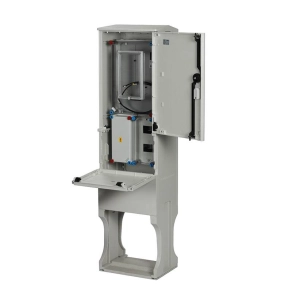   Hensel HB3000FFEM8-E földbe ásható mérőszekrény 1 vagy 3F mérőhöz EON területre! 2x4modulos kiselosztóval, 1521x396x245mm