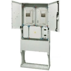   Hensel HB33K0FFEM8-E földbe ásható mérőszekrény nappali és éjszakai méréshez, 1 v. 3F mérőhöz EON területre! 2x4modulos kiselosztóval, 1521x660x245mm