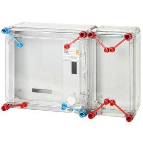   Hensel HB1000V-T1 társasházi korlátozott felhasználású felületre szerelt fogyasztásmérő szekrény,