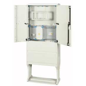   Hensel HB33K0F2E4D-U1 földbe ásható fogyasztásmérő szekrény, 1 vagy 3 fázisú általános és vezérelt mérők számára, földkábeles csatlakozás (50 mm2-ig), dugaljzattal