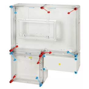   Hensel HB33K0-U1 fogyasztásmérő szekrény, 1 vagy 3 fázisú és vezérelt mérők számára