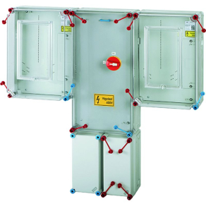   Hensel HCS421 csoportos mérőhely, 2 felhasználási hely, 1 vagy 3 fázisú általános méréshez földkábeles csatlakozás