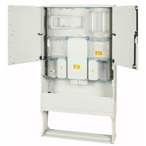   Hensel HB333KFE4D-U1 földbe ásható fogyasztásmérő szekrény, 1 vagy 3 fázisú általános és vezérelt és H-tarifás méréshez, dugaljzattal, földkábeles csatlakozás