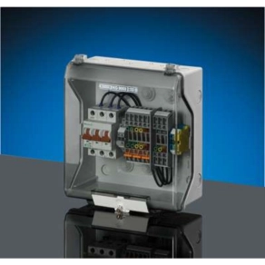 Hensel KG-VEMSZ 2 KG dobozban vizsgáló sorkapocs egység