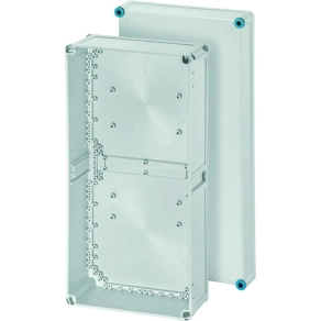   Hensel K 0401 üres Mi típusú szekrény szürke fedéllel 600x300x170