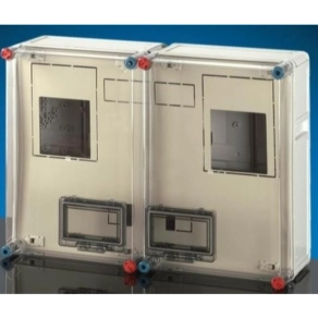   Hensel Basic HB33K0 fogyasztásmérő szekrény, 1 vagy 3 fázisú általános és vezérelt mérők számára 600x450x185mm