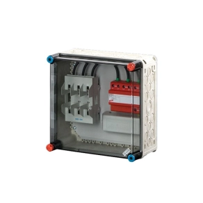   Hensel Mi-5209 Túlfeszültség védelmi szekrény T1 típus,max.50mm2, DEHNbloc/3 típusú túlfeszültség levezetővel