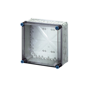   Hensel Mi-0200 S üres elosztószekrény átlátszó fedéllel, sima falú IP65 300x300x170mm