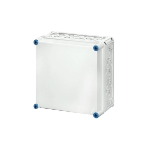   Hensel Mi-0201S üres elosztószekrény nem átlátszó fedéllel, sima falú IP65 300x300x170mm