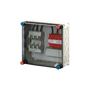   Hensel Mi-5210 Túlfeszültség védelemmel és szakaszolóval ellátott szekrény T1+T2 típus, max.50mm2, DEHNventil típusú túlfeszültség levezetővel