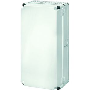   Hensel Mi-9411 Üres szekrény zsanéros, szürke magasított fedéllel 315x600x214mm