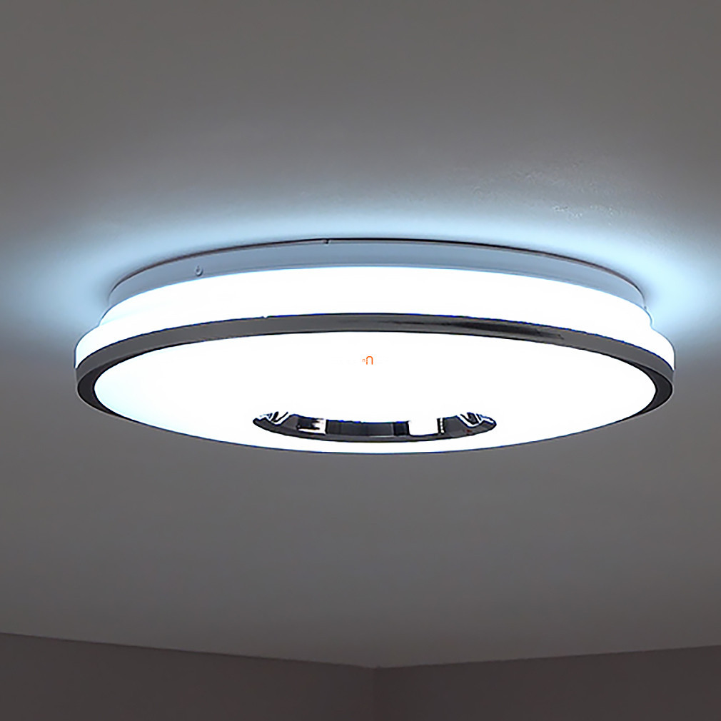 Krómozott mennyezeti LED lámpa, hidegfehér fényű (Eris)