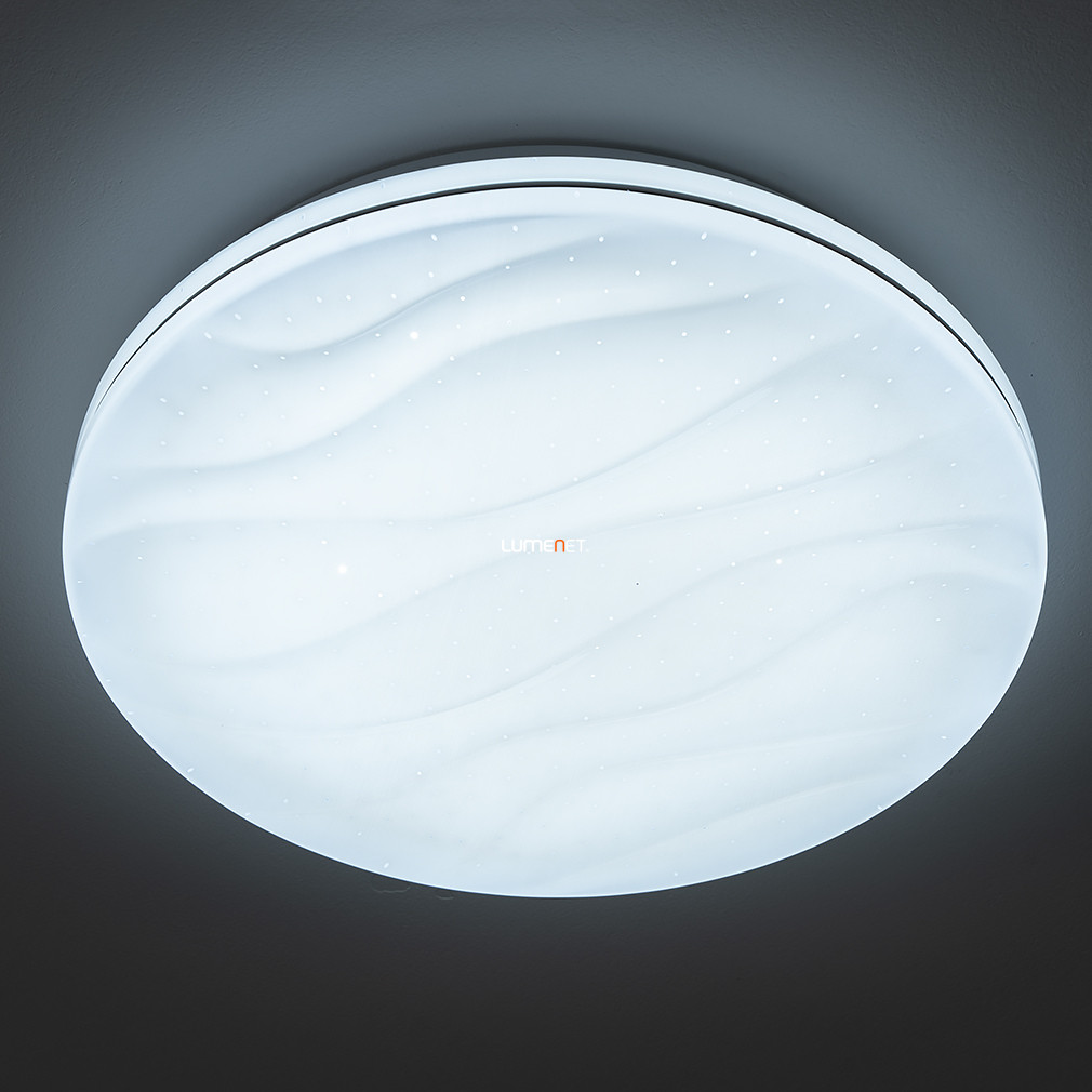 Hullámos felületű mennyezeti LED lámpa, hidegfehér fényű (Selene)