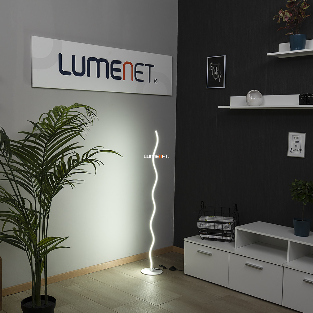 Hullámos LED állólámpa minimál stílusban (Wave)