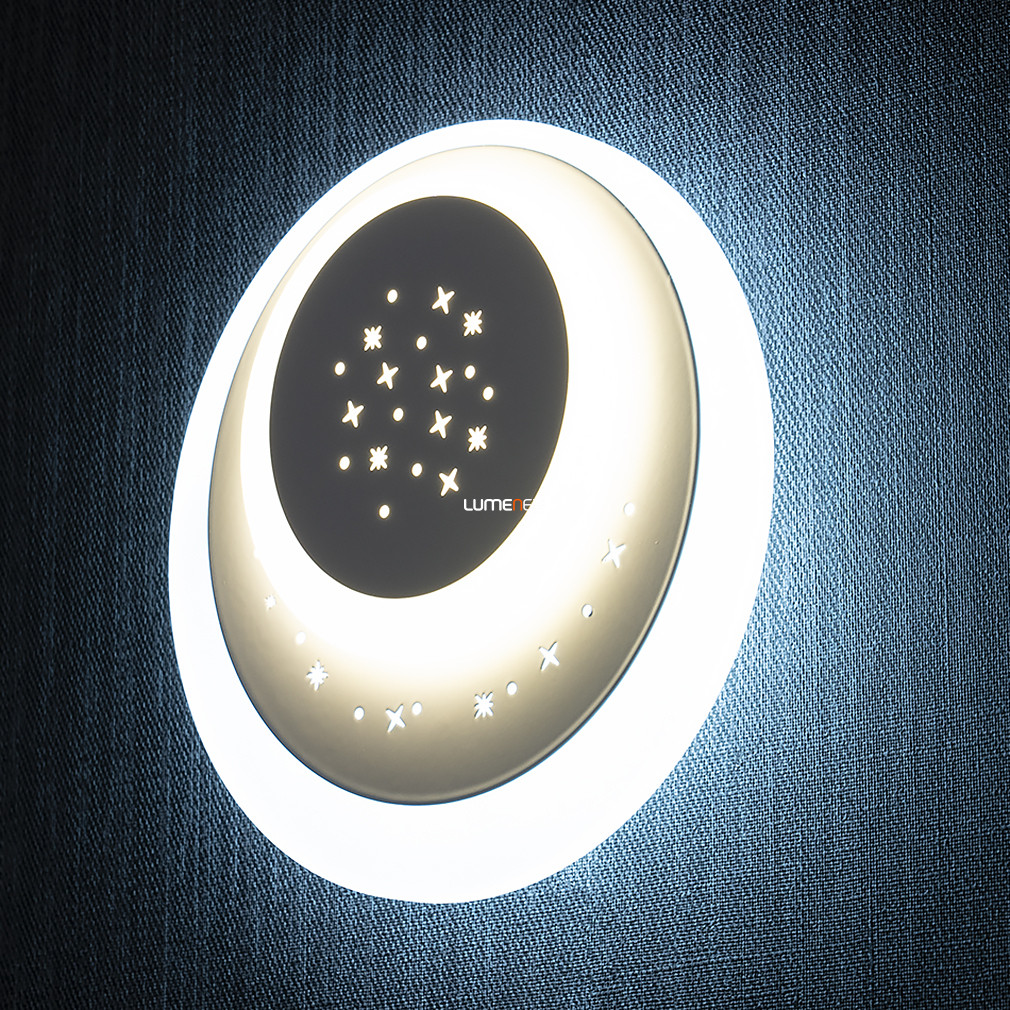 Csillagos LED fali lámpa gyerekszobába, kapcsolóval szabályozható (Amalia)