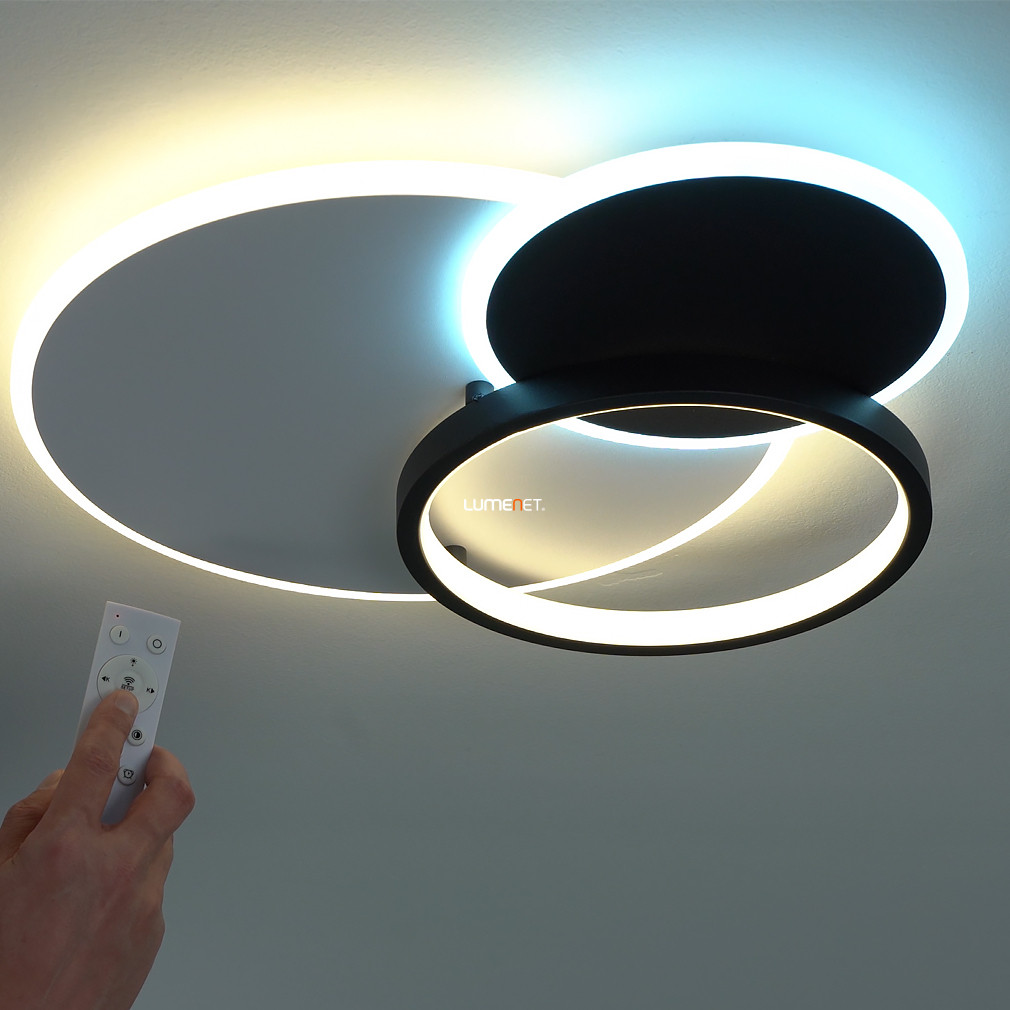 Távirányítós mennyezeti lámpa, tripla karikás (Nico Design)