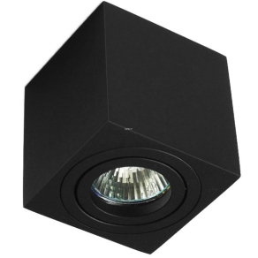   Fekete szögletes spot lámpa, billenthető - Avide ABDLSS-8084-B