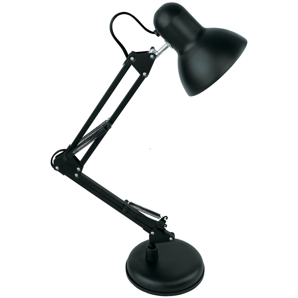 Íróasztali lámpa fekete színben, állítható (Basic-Vintage)