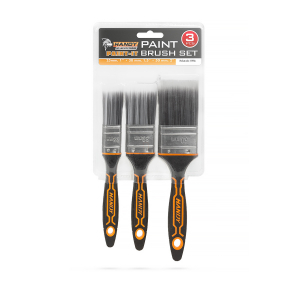 Festőecset szett, műanyag - 3 db - 1" / 1,5" / 2