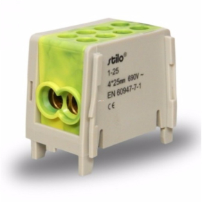   Stilo fővezeték sorkapocs 2x 25/2x25mm2 z/s HLAK 25-1/2 - STI286