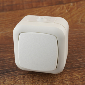 Stilo Aqua nyomókapcsoló N101 IP54 fehér - STI290