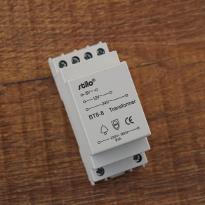   Stilo csengő transzformátor sínre 8-12-24V AC/8VA - STI398