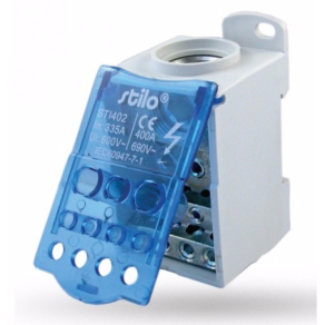   Stilo elosztóblokk 1-11/1000V/400A-1 pólus fővezeték sor. - STI402
